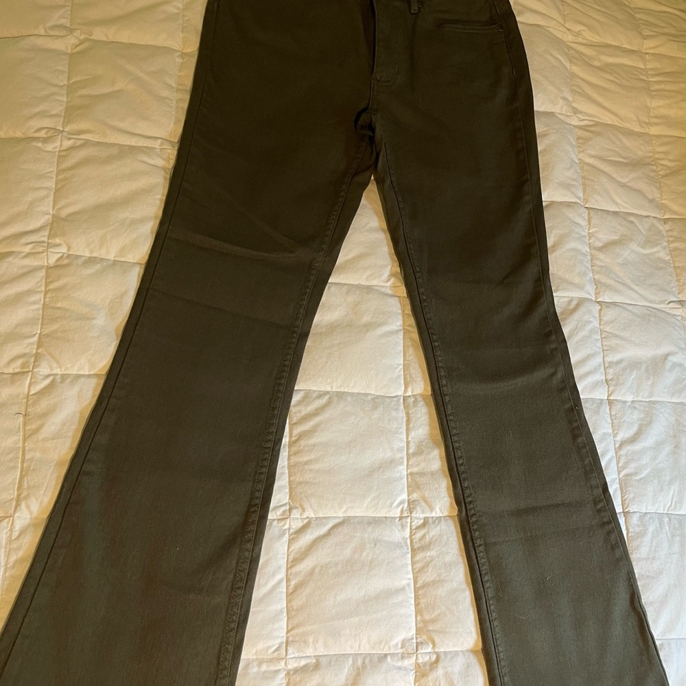 VENUS Olive Flare & Wide Leg Jeans